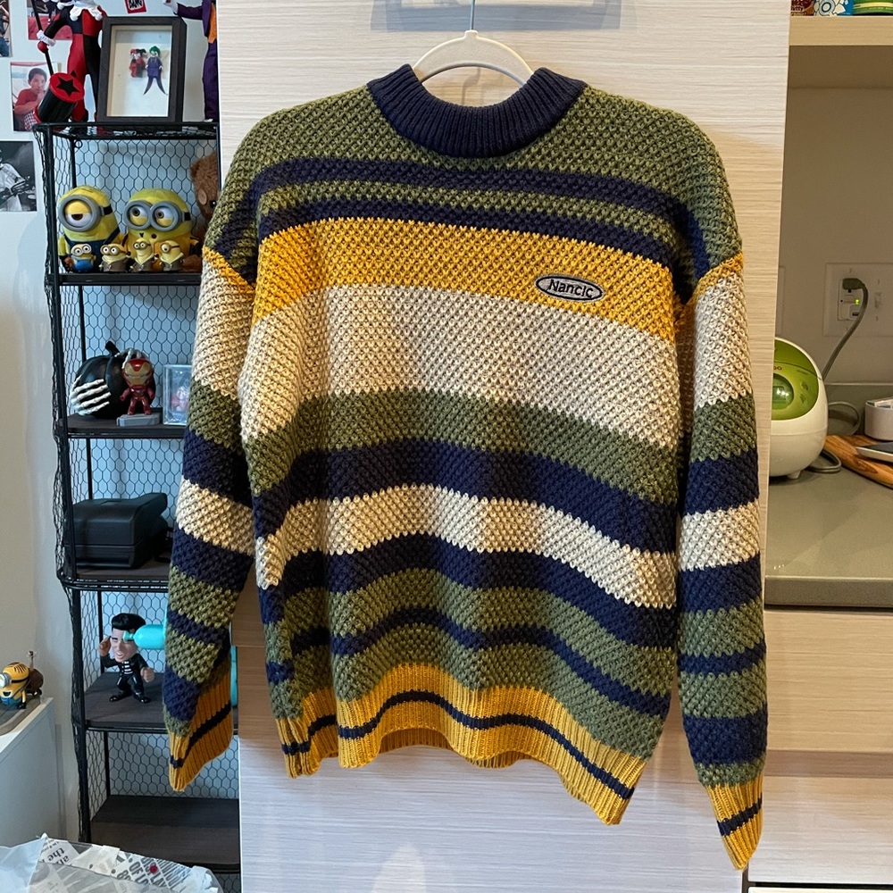 Cute Mock Neck Knitted Sweater